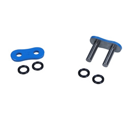 AFAM OGNIWO ŁĄCZĄCE ŁAŃCUCHA NAPĘDOWEGO NITOWANE (SKUWKA) MOTO 520 NIEBIESKIE