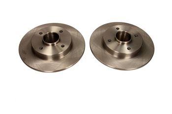 MAXGEAR Tarcza hamulcowa 19-1277 Citroen C4, Peugeot 307 Tył (bez łożyska, bez pierścienia ABS)
