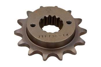 JT SPROCKET ZĘBATKA NAPĘDOWA PRZÓD MOTO. STALOWA