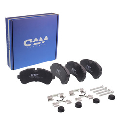 GAM KLOCKI HAM. MB SPRINTER, VW CRAFTER -2018R PRZÓD 169,1X73,2X20,1MM WVA29200