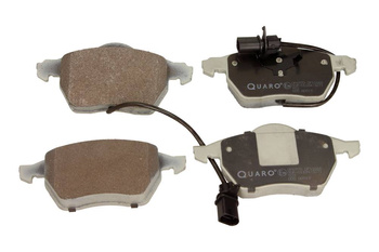 QUARO Klocki hamulcowe QP6970 Przód VW A4 99-/A6 -99/Passat 00- 1.6-2.8 z czujnikami WVA 23018