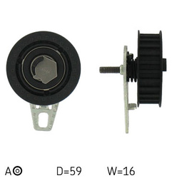 SKF Rolka Paska Balansu VKM12277 Alfa Romeo 145/147/156, Lancia (np. 2.0 95-)