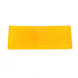 GMP ODBLASK PROSTOKĄTNY PRZYKLEJANY POMARAŃCZOWY 85X31MM, HOMOLOGACJA GMP265221YH