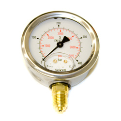 WIKA MANOMETR 1/4 DÓŁ, 0-400 BAR B711-W063400D