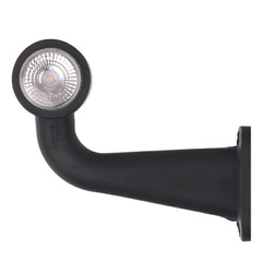 FRISTOM Lampa obrysowa biało-czerwona diodowa na wysięgniku łamanym, długa FT-009 F LED