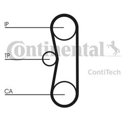 CONTITECH PASEK POMPY WTRYSKOWEJ FIAT DUCAT