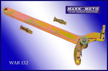 Uniwersalny Klucz do Kół Rozrządu Mark-MOTO MMWAR132 Hartowany +2 kpl. końcówek