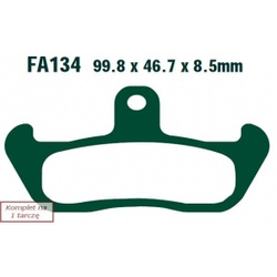 EBC Klocki Hamulcowe Motocyklowe EBCFA134 YAMAHA TDR 125 (89-93) HUSQVARNA WR 250 (90-91)