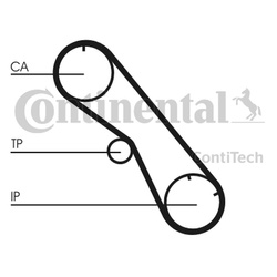 CONTITECH PASEK ROZRZĄDU TOYOTA 3,0TD 102Z