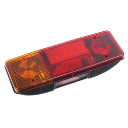 KLOSZ-MOT LAMPA TYLNA ZESP. 2-SEGM. Z ODBLASKIEM, LEWA 12/24V - BEZ PRZEWODU, C-360 TYŁ, D-47 JLZ-2L