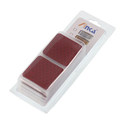 DM TAŚMA ODBLASKOWA 4MB CZERWONA III GENERACJA, PRZERYWANA, KONTUROWA GMP9630SA-4