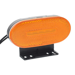 WAŚ LAMPA OBRYSOWA POMARAŃCZOWA DIODOWA Z UCHWYTEM I ODBLASKIEM W 196 - P