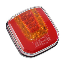 WAŚ LAMPA TYLNA ZESPOLONA DIODOWA L/P BEZ PRZEWODU, KWADRATOWA, 12/24V W145B