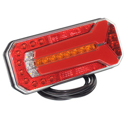 WAŚ LAMPA TYLNA ZESPOLONA DIODOWA L/P Z PRZEWODEM, 12/24V W150DD2