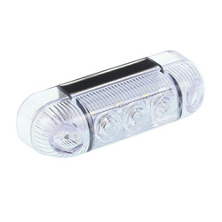 WAŚ LAMPA OBRYSOWA BIAŁA DIODOWA OWALNA 12/24V W61