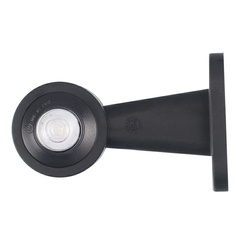 WAŚ LAMPA OBRYSOWA BIAŁO-CZERWONA DIODOWA NA WYSIĘGNIKU PROSTYM LEWA KRÓTKA 12/24V W21.6L