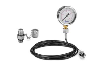 Zestaw pomiarowy serwisowy z przyłączką M16x2-1/2BSP manometrem 0-250bar i przewodem 1000mm