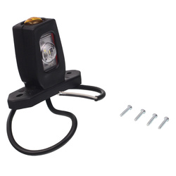 HORPOL LAMPA OBRYSOWA BIAŁO-CZERW.-POM. DIODOWA NA WYSIĘG. 12/24V LD534