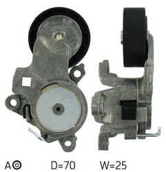 SKF NAPINACZ PASKA WIELOROWKOWEGO VKM33130 RENAULT 307/407 2.0 16V 02- (CITROEN 1.8-2.0 04- KOŁO NAP.PASKA PK)