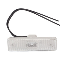 LAMPA OBRYSOWA BIAŁA DIODOWA 12/24V W44B