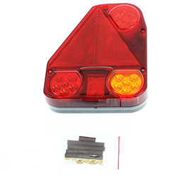 HORPOL LAMPA TYLNA ZESP. LEWA (PRZECIWMGIELNE) Z TRÓJKĄTEM, 12/24V, DIODOWA - NACZEPY LZD776