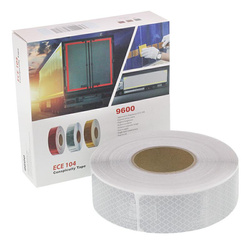 DM TAŚMA ODBLASKOWA W ROLCE 50MB BIAŁA III GENERACJA, PRZERYWANA DŁUŻSZA - POD CYSTERNY, KONTUROWA GMPTORP50B