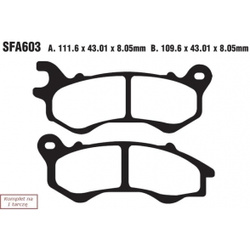 EBC KLOCKI HAMULCOWE MOTO