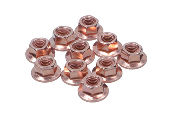 FISCHER Nakrętka Układu Wydechowego 988-0702.10 BMW/Mercedes M7x1.0 SW11 Miedziana Samokontrująca (10 szt.)