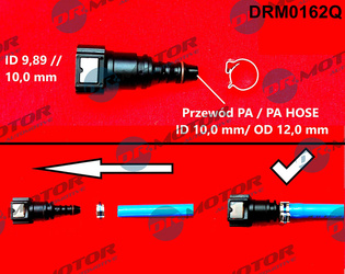 DR. MOTOR Szybkozłączka z Oringiem Prosta DRM0162Q na Kominek 9,89/10mm