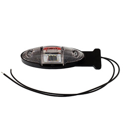 WAŚ LAMPA OBRYSOWA BIAŁO-CZERWONA DIODOWA WISZĄCA, PRAWA, 12/24V W105PII