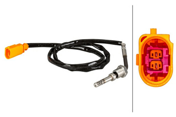 HELLA - Czujnik Temperatury Spalin [6PT010376-181] - VW Polo 1.6TDI 09-
