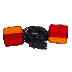 GMP ZESTAW ŚWIATEŁ PRZYCZEPY  7,5M + 2,5M 26-LED, MOCOWANIE NA MAGNES GMPJH105BLH