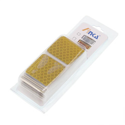 DM TAŚMA ODBLASKOWA 4MB ŻÓŁTA III GENERACJA, PRZERYWANA , KONTUROWA GMP9620SA-4