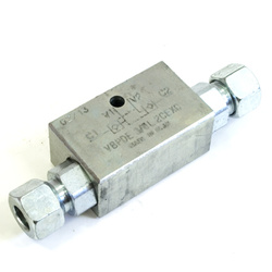 ZAWÓR ZWROTNY BLIŹNIACZY STEROWANY 3/8" VBPDE 2, L2, CEXC 12L V0110