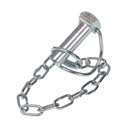 GMP Zawleczka rurkowa 16x50mm + łańcuszek max średnica rury 50mm, ocynkowana ZAW1650