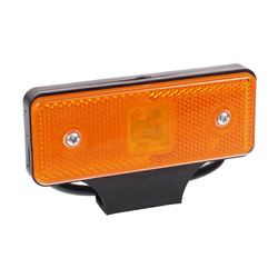 HORPOL LAMPA OBRYSOWA POMARAŃCZOWA DIODOWA Z UCHWYTEM, 12/24V LD161