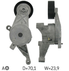 SKF Napinacz paska wielorowkowego VKM31054 VW TDI (04-)