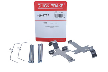 QUICK BRAKE QB109-1752 Zestaw montażowy klocków hamulcowych Subaru przód Impreza 2.0-2.5 1998-2007