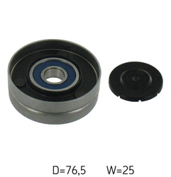 SKF Rolka napinacza paska wielorowkowego VKM31039 VW PASSAT 2.5 TDI (od 98)