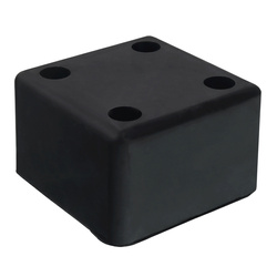 Odbój Dojazdowy 130X130X80MM 4 Otwory Wielton M170305