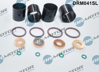 DR. MOTOR Zestaw montażowy wtryskiwacza DRM041SL RENAULT 2,2 DCI 4 szt.