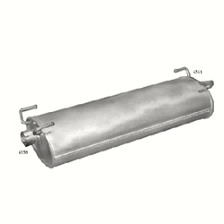 POLMO TŁUMIK WYDECHU IVECO DAILY 40C11 L= 805MM 500329483