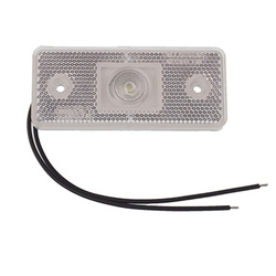 WAŚ LAMPA OBRYSOWA BIAŁA DIODOWA 12/24V W17D