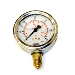 WIKA Manometr 1/4 dół, 0- 60 BAR B711-W063060D