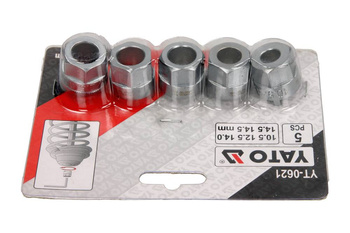 YATO Zestaw nasadek do amortyzatorów 10,5-14,5mm 5 cz. YT-0621