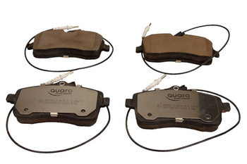 QUARO KLOCKI HAMULCOWE PEUGEOT PRZÓD 407 04- 1,6-2,0 SILVER CERAMIC