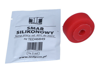 TED-GUM Poduszka amortyzatora (tulejka mocowania) 01147397 Jeep Cherokee KJ/XJ PRZÓD 84- Lewy/Prawy Górna (sama guma) POLIURETAN (2.4-4.0)