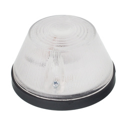 KLOSZ-MOT LAMPA OBRYSOWA BIAŁA NISKA PRZYCZEPA, FI 92MM, H=52MM JLO-1 B