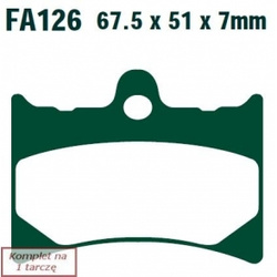 EBC KLOCKI HAMULCOWE MOTO GILERA 125 (89-)