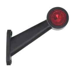 HORPOL LAMPA OBRYSOWA BIAŁO-CZERWONA DIODOWA NA WYSIĘGNIKU UKOŚNYM,PRAWA DŁUGA,12/24V LD726P